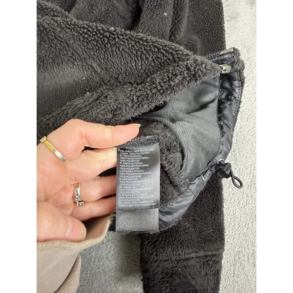 The North Face Women's Osito Full Zip Fleece Jacket Size Small Black - Picture 5 of 10